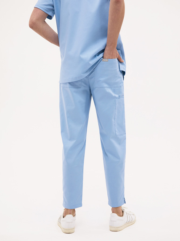 Spodnie medyczne męskie Classic Baby Blue