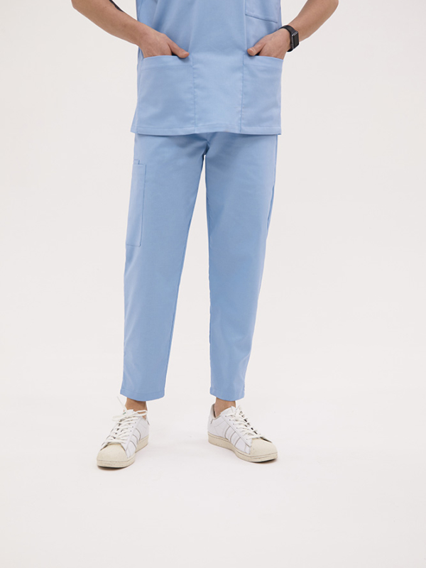 Spodnie medyczne męskie Classic Baby Blue