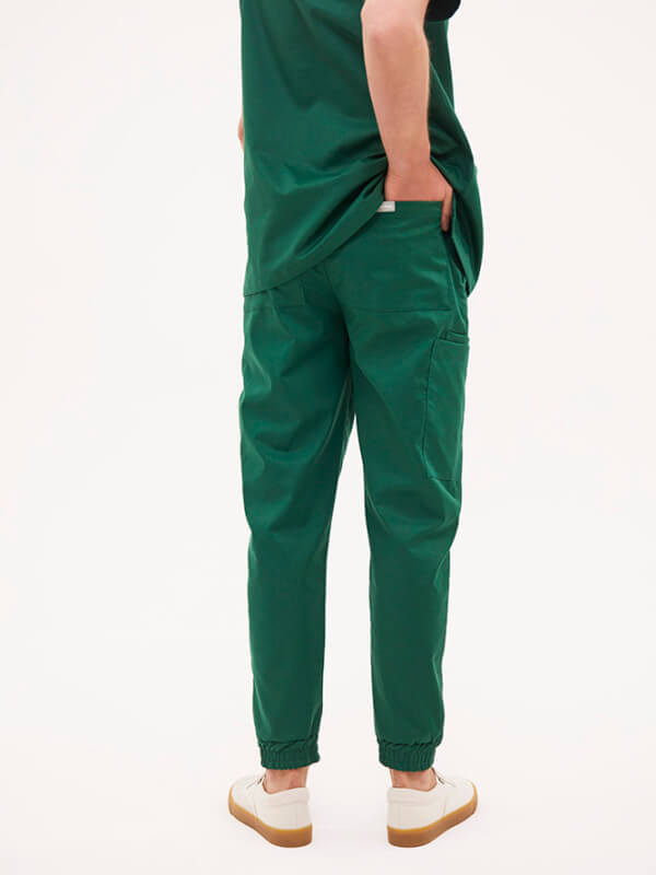 Spodnie medyczne męskie Jogger Bottle Green