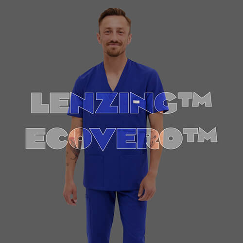 Odzież medyczna męska kolekcja Wiskoza Lenzing™ Ecovero™